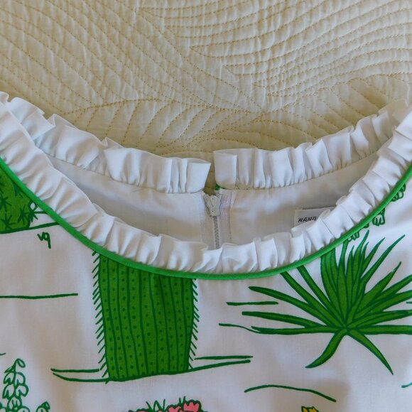 NOS Vested Gentress Sonoran Desert agave barrel paddle prickly pear cactus dress - Picture 10 of 16